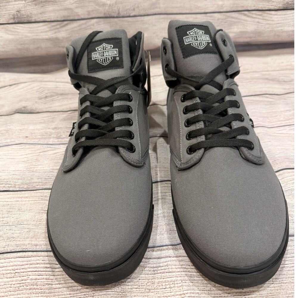 Harley-Davidson Men's 12 Wrenford Sneaker Grey - D93545 Color Grey